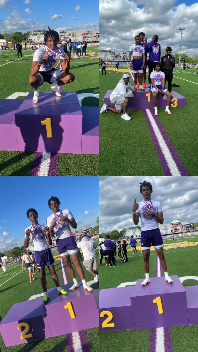 We won first place in 4by1 and 4by2 and we are otw to regionals next week.Its time to put in more work so we can go past regionals 💜🤍!!!@clifton_snowden @CMcFarland_44 @WeLoveWheatley @mr_marcus33 @coachjimvert