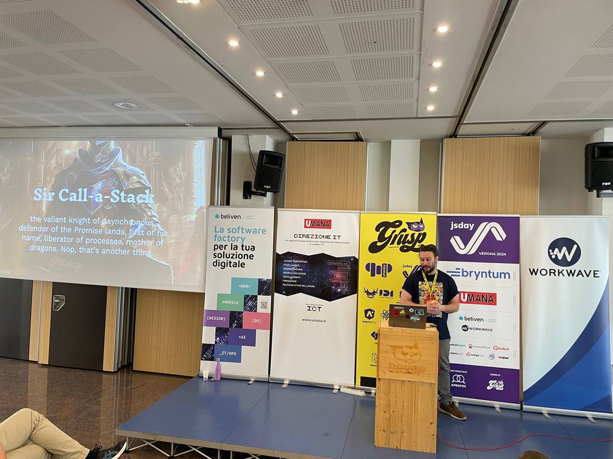 jsday | April 7-8, 2025 | Bologna (@jsconfit) on Twitter photo Think async and join Lorenzo Pieri in a deep dive into Node.js event loop.
<a href="/404answnotfound/">Lorenzo Pieri</a> is Full Stack Software Engineer @ @ Birdie.
#jsday24 #jsday #javascript Think async and join Lorenzo Pieri in a deep dive into Node.js event loop.
<a href="/404answnotfound/">Lorenzo Pieri</a> is Full Stack Software Engineer @ @ Birdie.
#jsday24 #jsday #javascript