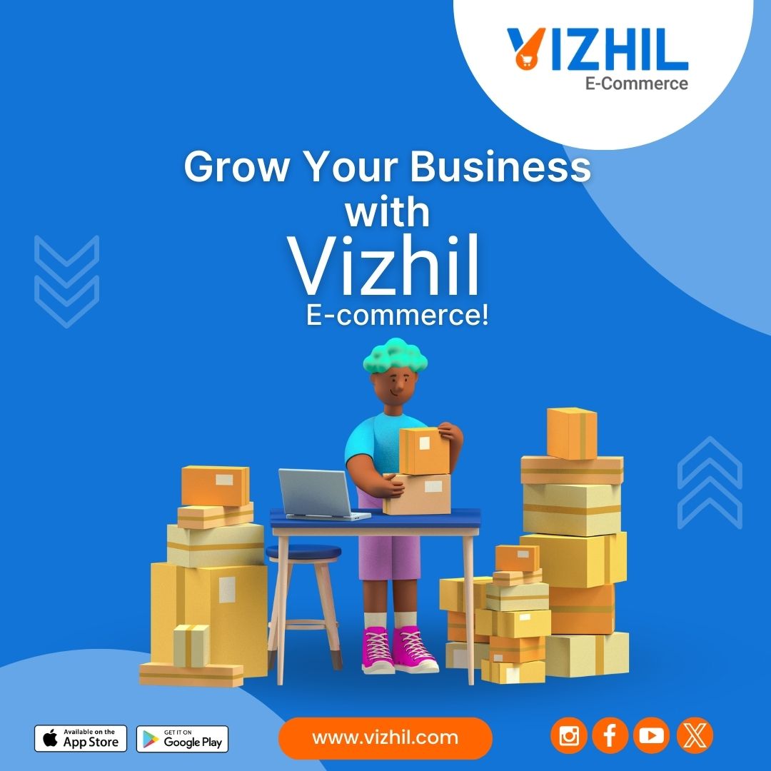 Brand protection, seller security, Vizhil prioritizes your business safety.

#onlinesellers,#onlinebusiness,#ecommercesolutions,#OnlineSellersHub,#DigitalCommerce,#EcommerceGrowth,#OnlineMarketplace,#DigitalStorefront,#EcommercePlatform,#SellOnlineNow,#EcommerceSolutions,
