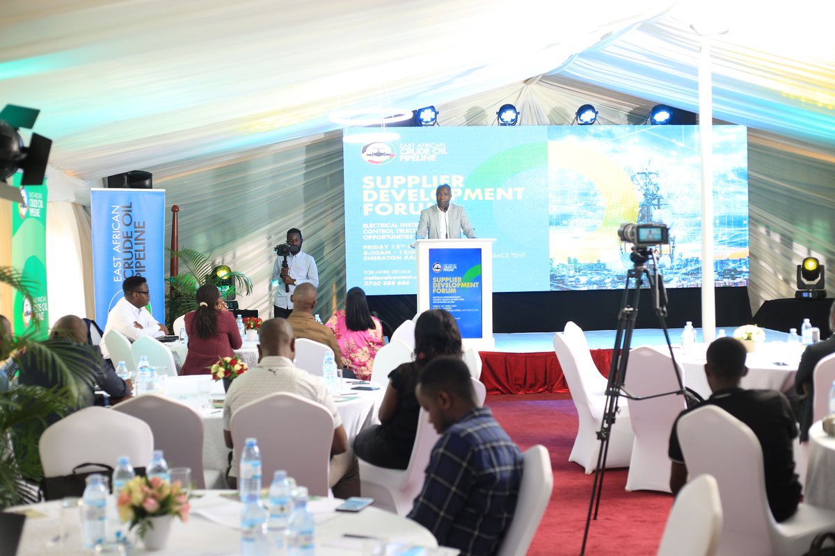 James Okwir, the National Content Skills Development Officer at the @PAU_Ug, expressed excitement about the EITS Supplier Development Forum, encouraging participants to regularly check the @PAU_Ug website for additional sector opportunities. #NationalContent #Uganda