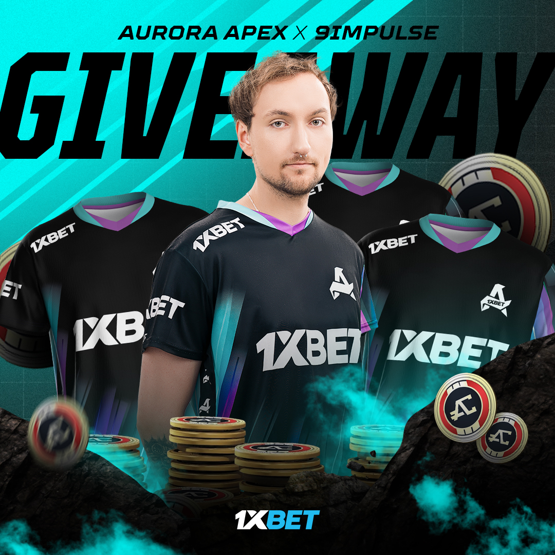 All of this is for Aurora friends ❤️ Aurora Jersey (x3), 2150 Apex coins (х10) To enter: 1. Follow @9impu1se & @AuroraApex_GG 2. Like and Repost 3. Tag 2 Friends Results coming April 26. Good luck everyone!