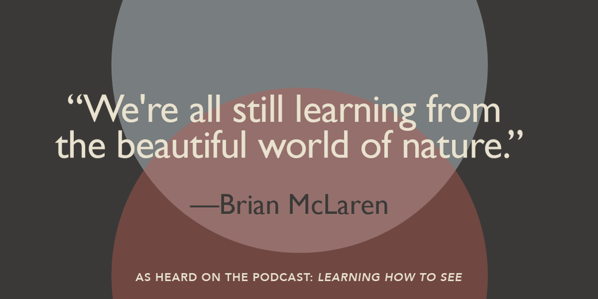 How can salamanders, stuffed animals, and horseback riding help deepen our connection to creation? Listen to the first episode of #LearningHowToSee Season 6 with @BrianMcLaren to find out! Subscribe wherever you enjoy your favorite podcasts. tinyurl.com/55j5c2ft