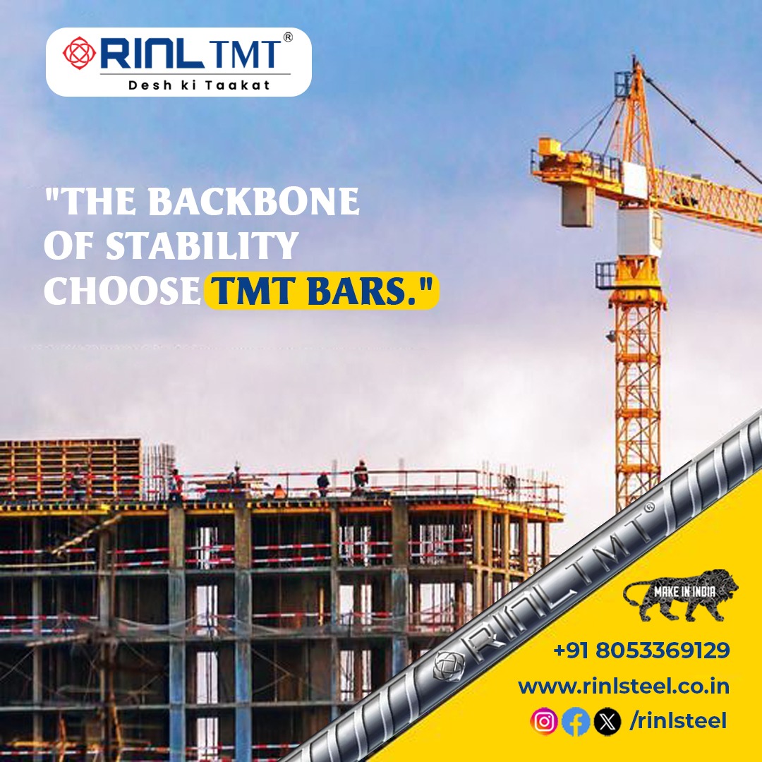 RinlSteel's tweet image. Forging strength and stability with every beam, choose TMT bars as the backbone of your projects. 

#SteelStrength #TMTBars #InfrastructureIntegrity #RINLTMT #DeshKiTaakat #RINLSteel #SteelTMT #TMTBars #SteelStructures #BuildingWithStrength #Infrastructure
