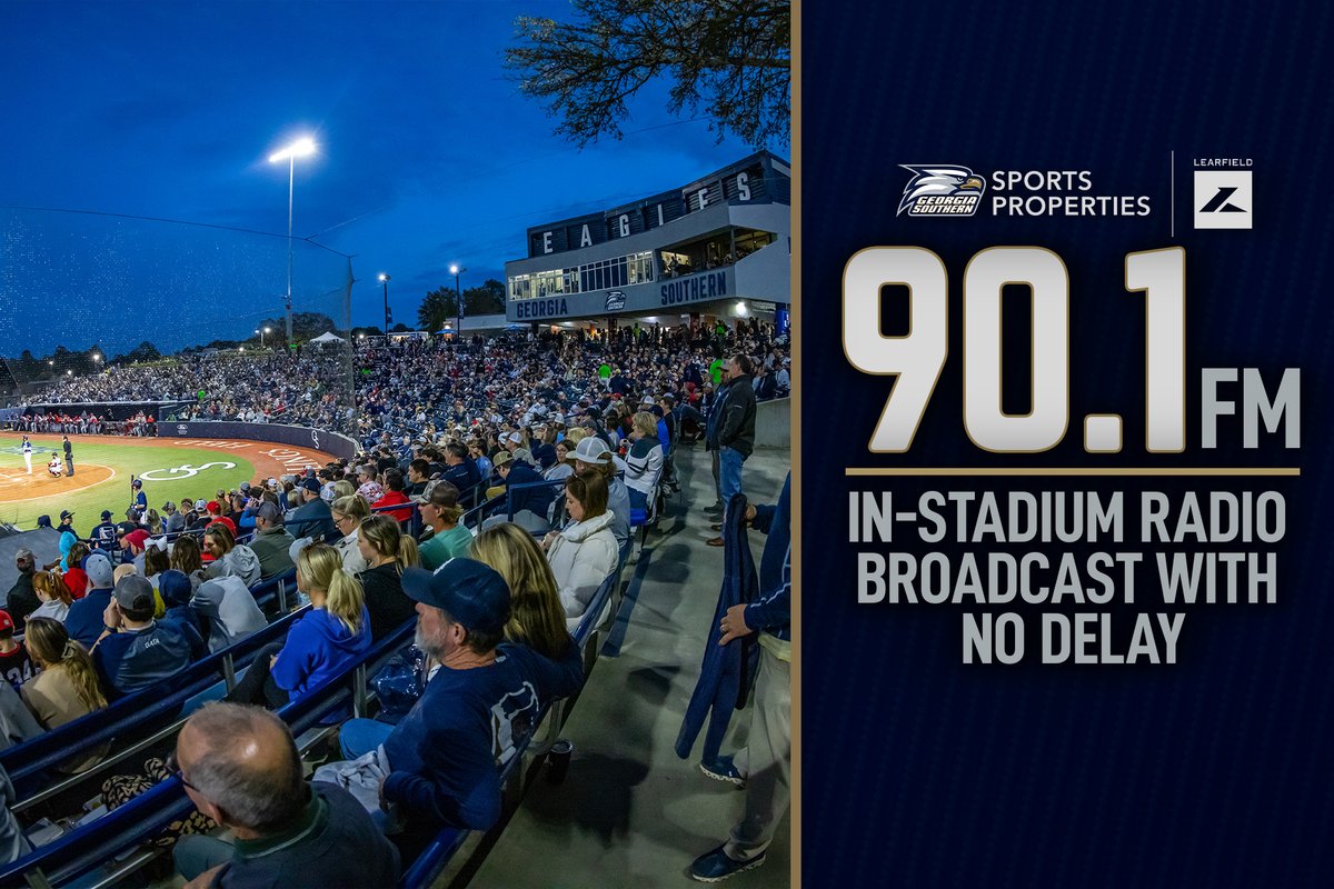 Ready to roll from J.I Clements @GSAthletics_BSB v #20 Coastal Carolina - Listen Live across the network or in-stadium! 🎙️@Eagle94_9 & Affiliates bit.ly/3P5fcue 📲@varsity app bit.ly/3StnnBa 💻gseagles.com/watch #GATA #HailSouthern @Learfield