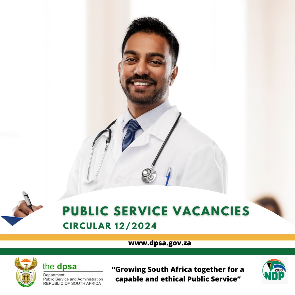 📣PUBLIC SERVICE VACANCY CIRCULAR 12/2024: 💼Secure the bag today and unlock your chosen career path in the public service 🔗dpsa.gov.za/newsroom/psvc/…