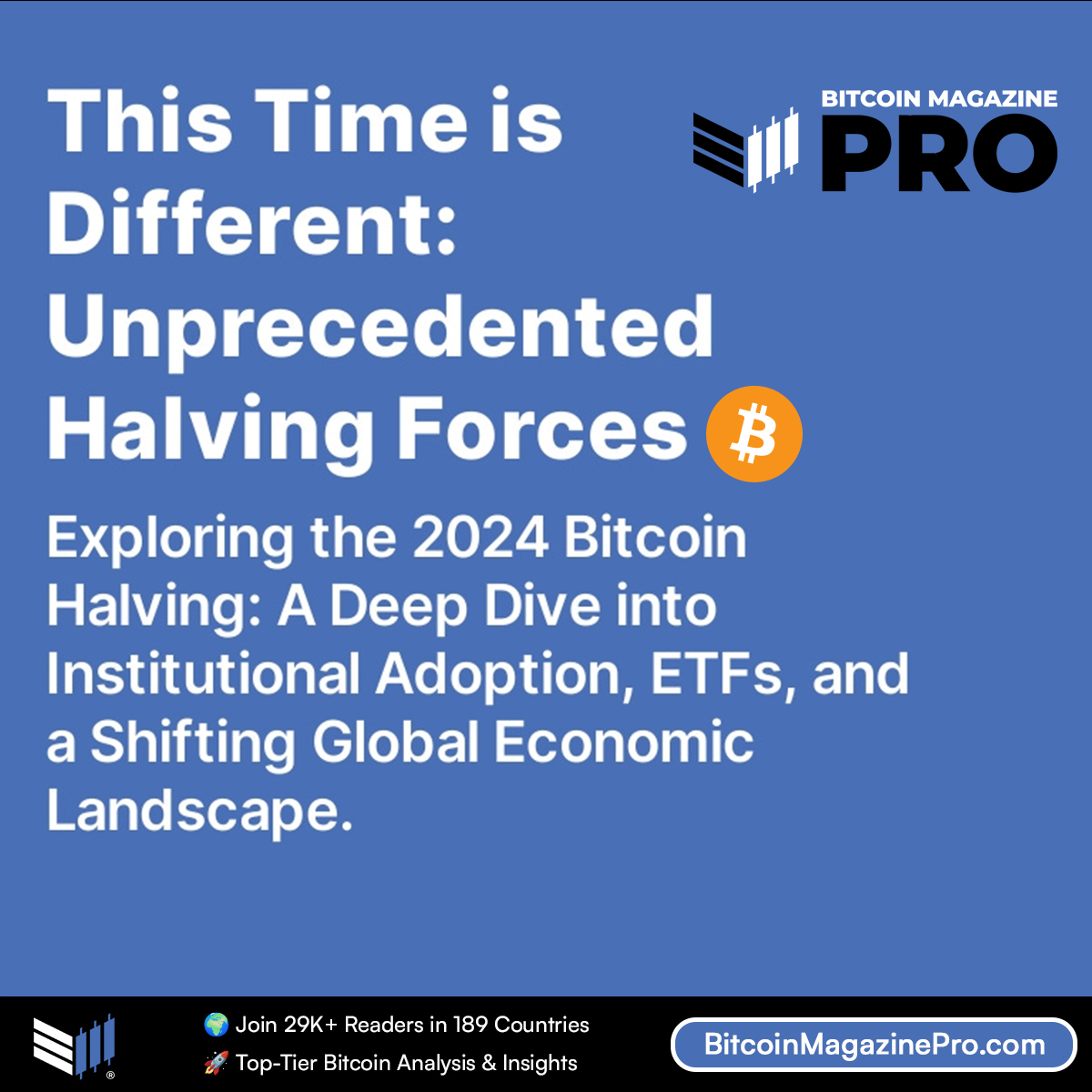 Each #Bitcoin halving event marks a pivotal moment, influencing market dynamics and investor sentiment. However, the impending halving next week promises to be unlike any other! 📈🚀 ➡️ Read more: bmpro.substack.com/p/this-time-is… 👀