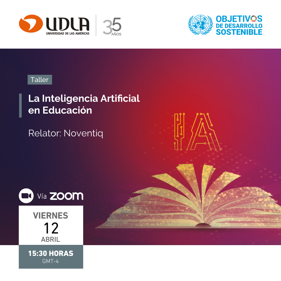 D_DocenteUDLA's tweet photo. 📌Hoy continuamos con los talleres gratuitos de IA en Ed. Superior.
Viernes 12 de abril: 15:30 horas- vía Zoom
➡️Herramientas y estrategias de IA para enriquecer la experiencia educativa
➡️Inscripciones en: https://t.co/SkNl8pL3zC https://t.co/aY90iQjMXM