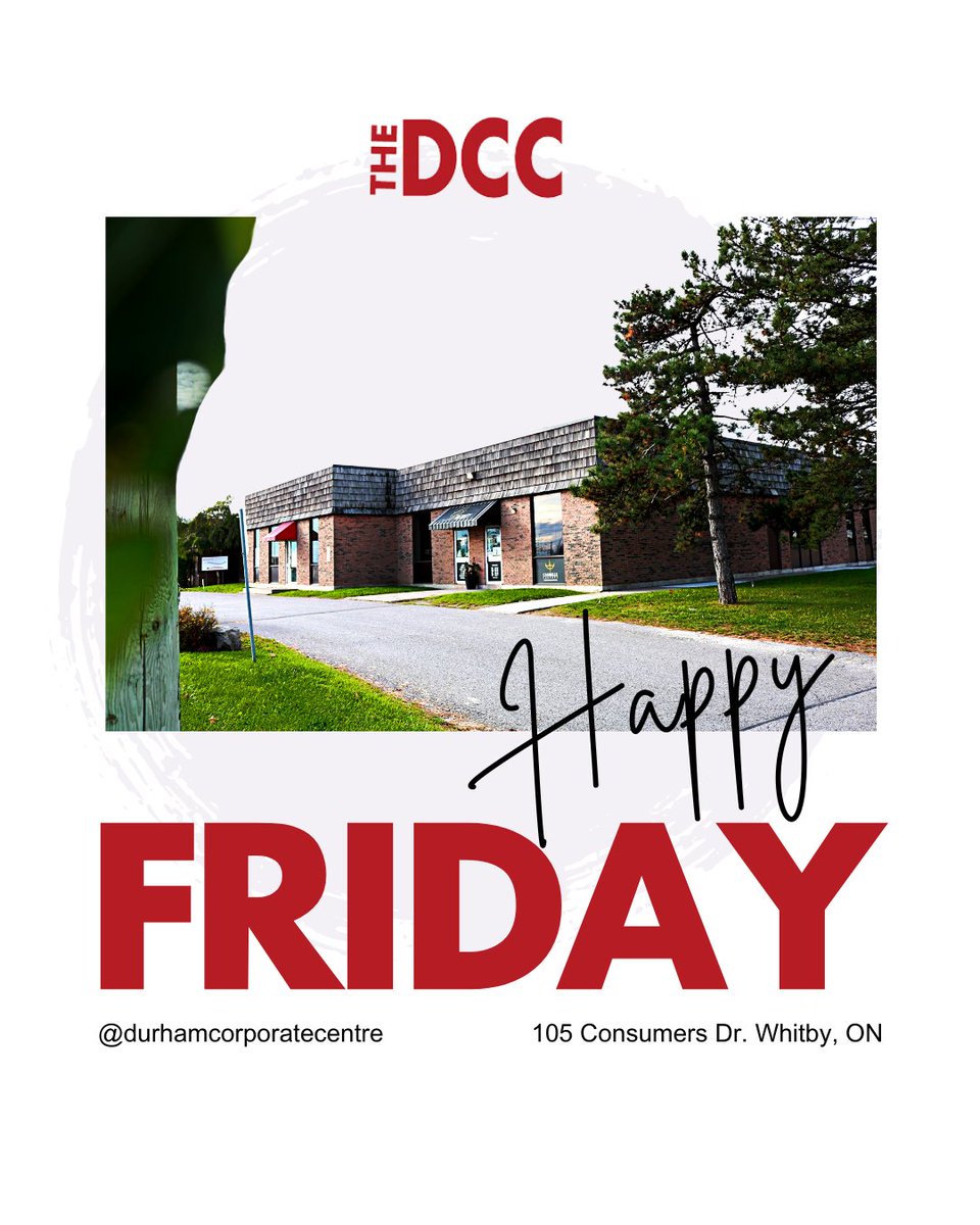 We love Fridays at the DCC because we are more productive working with like-minded professionals in a coworking office space. #TGIF #CoWorking #OfficeSpace #Whitby #DurhamRegion #FollowFriday