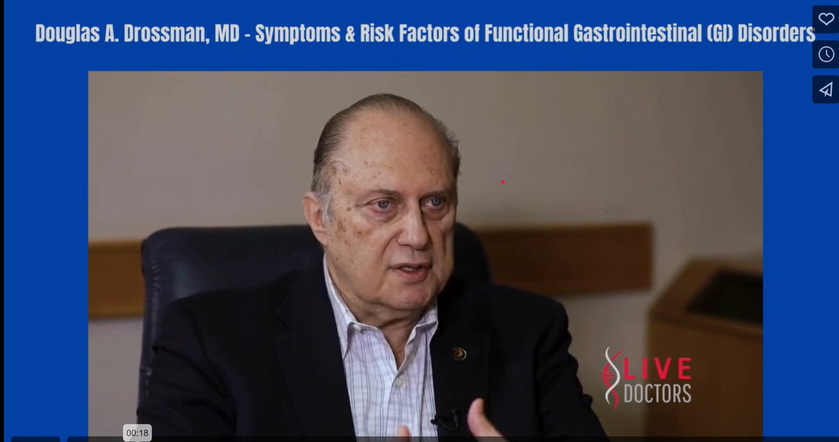 In this clip for patients & clinicians dealing with DGBI, @DDrossman discusses the symptoms & risk factors of #DGBI. Learn about the symptoms and a patient’s medical history that physicians evaluate to diagnosis DGBI. Listen here: loom.ly/dfDqqFM
 #GITwitter #MedTwitter