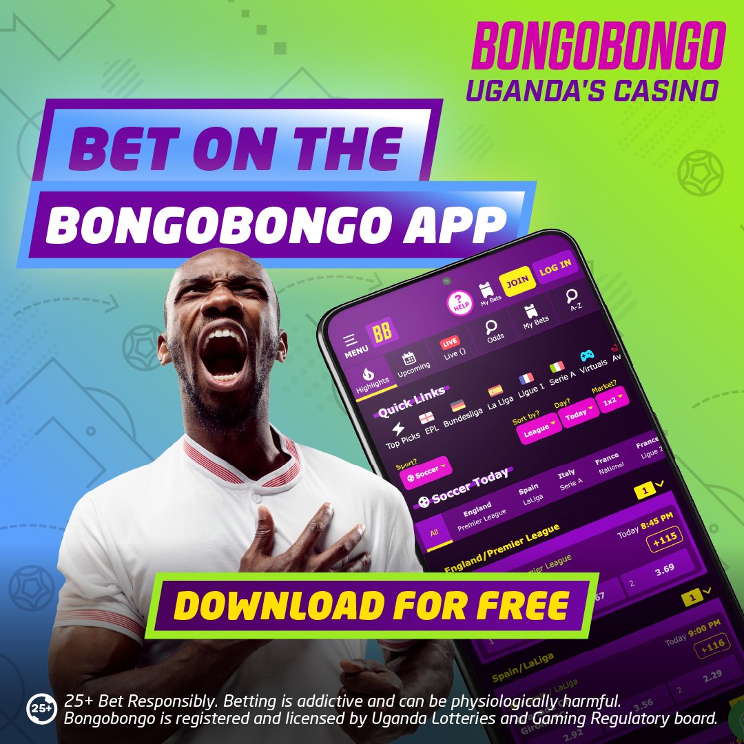 BongoBongo’s Android App is now available for download. 📱🥳
Download our new App:
bbug.bet/app 👈
.
.
.
#app #bongobongo #uganda #betting #winner #freespin #freebet #newapp #casino #jackpot #onlinecasino #BB #freeapp