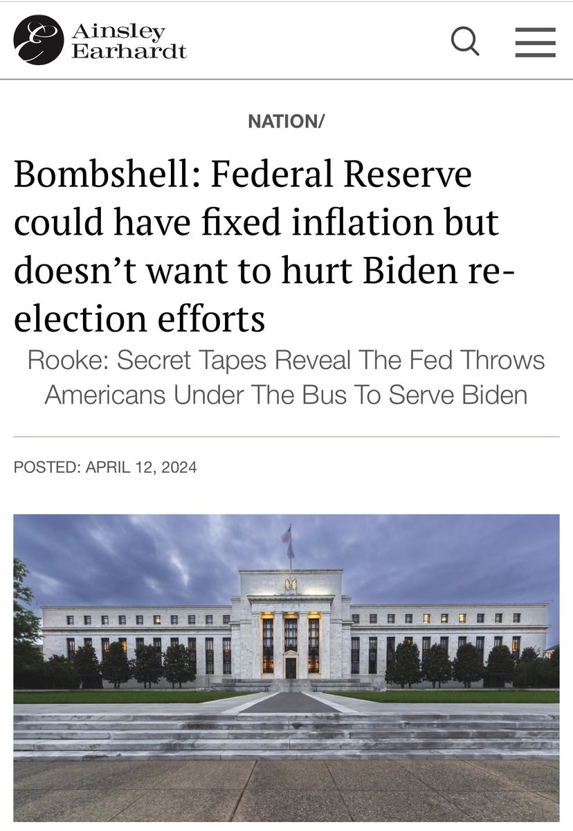 The FED could have fixed inflation but chose not to because it would cause a further recession and hurt Biden’s campaign. This is where we are at, people with power and influence do not care about us, it’s all about furthering their cause and keeping power.