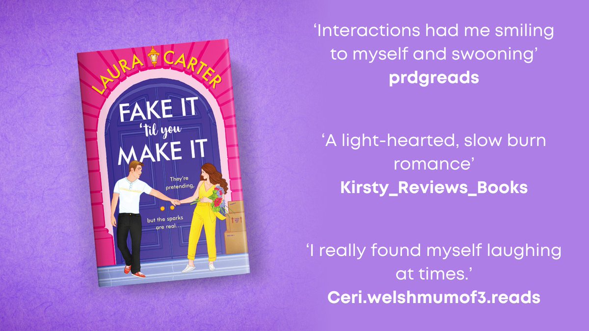 Thank you to Ceri.welshmumof3.reads, @KirstyReviews and @prdg for their recent reviews on the #FakeItTilYouMakeIt by @LCarterAuthor #blogtour Pick up a copy today ➡️ mybook.to/FakeItSocial