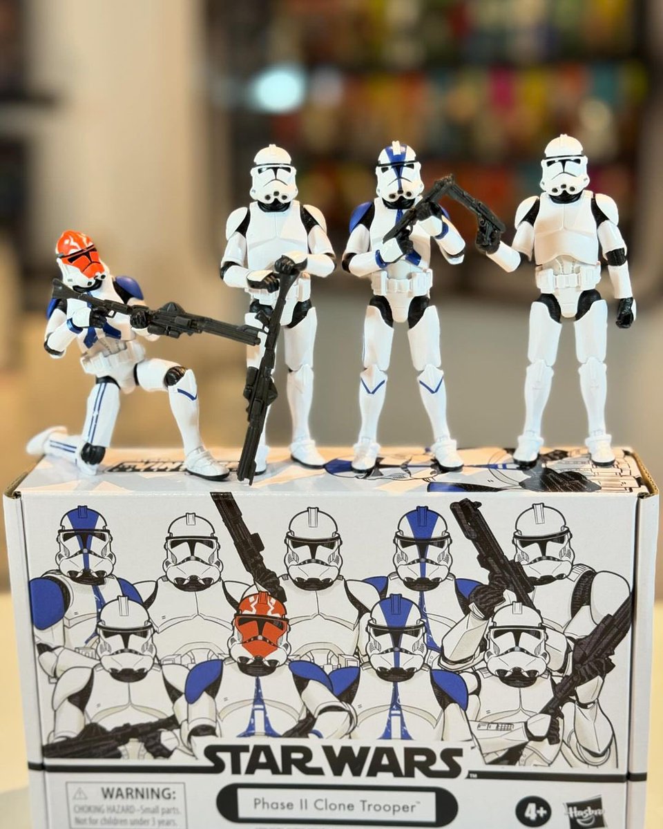 Phase II Clone Trooper 4-Pack

📸: @bossksbounty 

#StarWars #TheVintageCollection