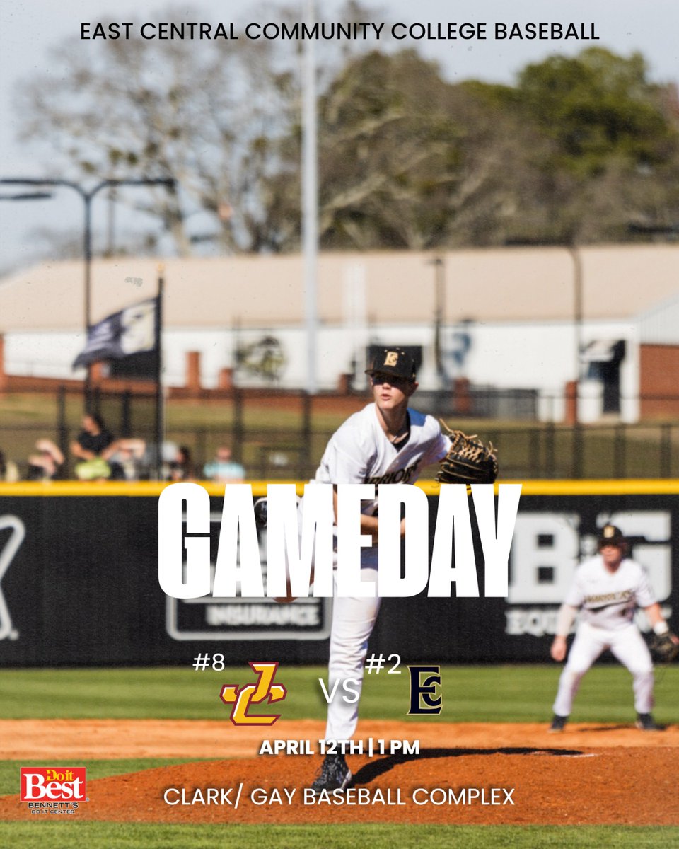The Diamond Warriors will resume Tuesday night’s doubleheader versus Jones College today at 1pm! Game one will pick up in the 15th inning and game two will follow! 🆚 #8 Jones College 📍 Decatur, MS 📺 eccclive.com/gold-channel/ #WarriorStrong
