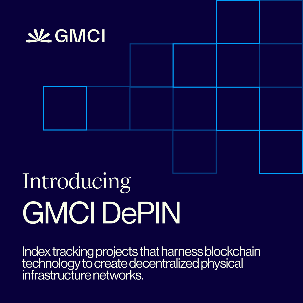 Introducing the latest in the GMCI indices suite — GMCI DePIN 🌐 $GMDEPIN tracks leading DePIN projects showing resilience and innovation in creating decentralized infrastructure networks. It offers investors an in-depth understanding of the driving forces behind this domain.