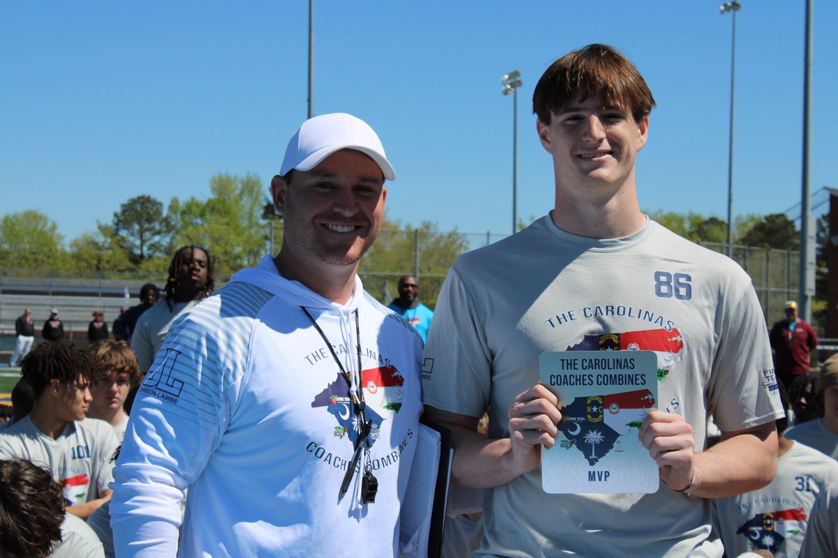 @JoelBryantHSOT Jack Ewell TE 6’5 223 Ayden-Grifton High School. Shrine Bowl Combine MVP