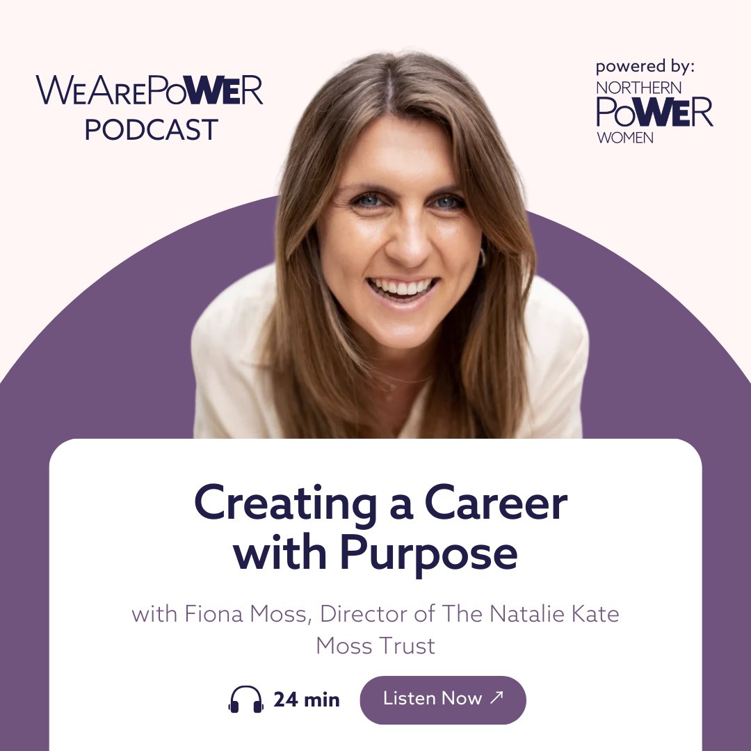 Ever questioned whether the career you're in truly reflects who you are or what you're passionate about? Fiona Moss, director of the Natalie Kate Moss Trust, inspires us with her own story of transformation. Listen now: buzzsprout.com/1981646 #WeArePower #WeArePowerPodcast