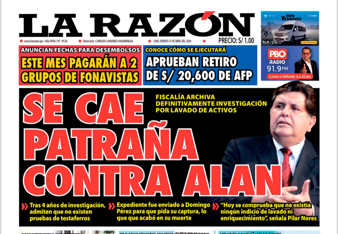 ‼️Ya murió y ahora quién repara los daños, devuelve la vida y todo lo que hizo el #LawFare con #AlanGarcia‼️
¿Cuántos suicidios más quieren para saciar el odio? 
#Metastasis o #Purga