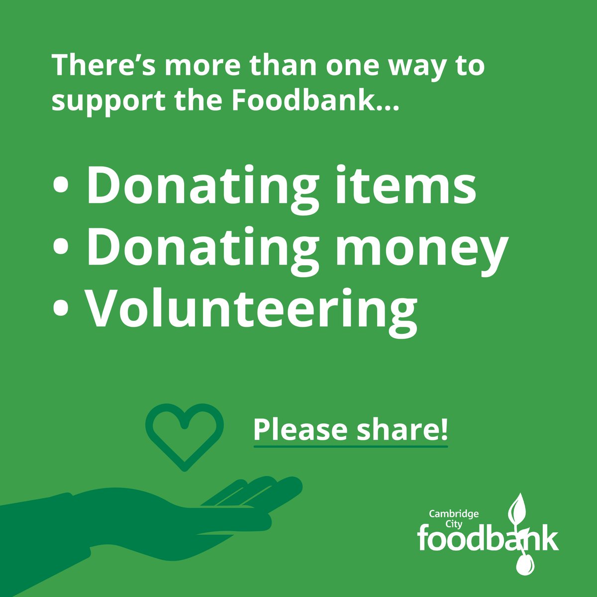 So far this year, we’ve supported 10% more visitors compared to the same timeframe last year. The #CostOfLiving may feel like old news, but people are still struggling and still need our help. Learn more about the help you can give: cambridgecity.foodbank.org.uk/give-help/