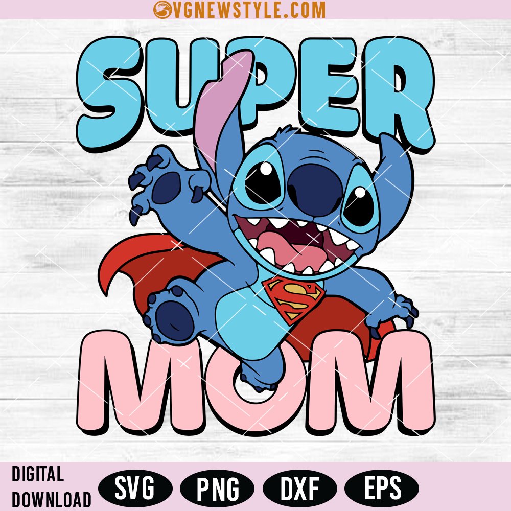 Stitch Super Mom Svg, Png, Silhouette, Digital Downloads svgnewstyle.com/stitch-super-m…