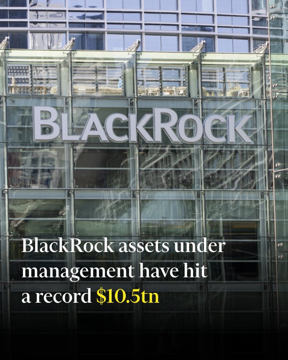 BlackRock hits a record AUM of $10.5 trillion !!!