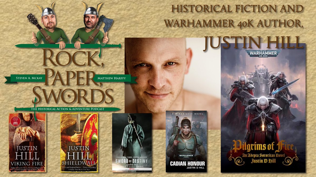 🎙️New episode! We chat today with the multi-award winning Justin Hill! Historical fiction, sci-fi /Warhammer 40K, movie tie-in books, and more - check it out! spotifyanchor-web.app.link/e/kntDqNA2sIb
