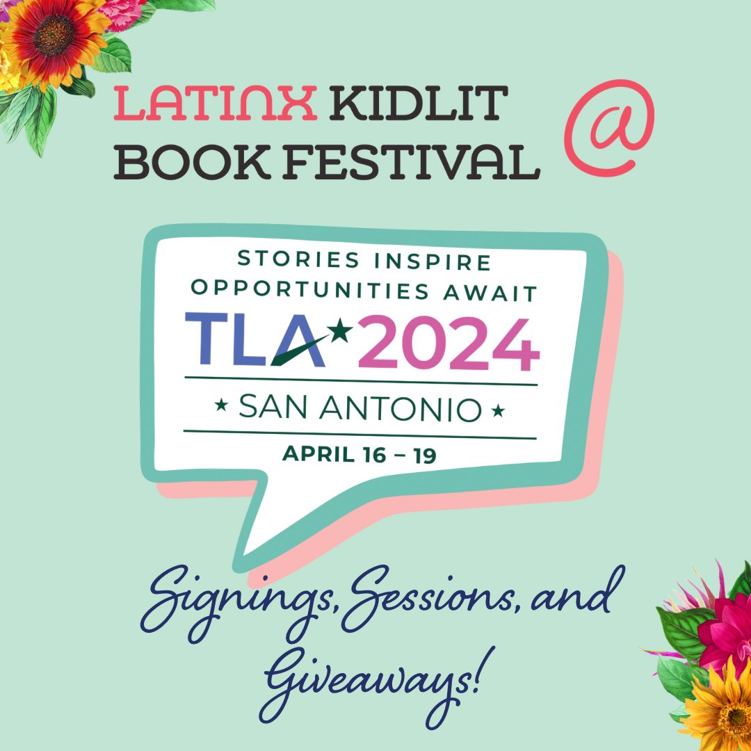 LatinxKidLitBF's tweet photo. We are going to @TXLA!! If you’re planning to be there, you NEED to stop by booth 1225! 

We’ve got 🖊️ signings &amp; 🎁giveaways!

👀 👇🏽👇🏽👇🏽
@LaekanZeaKemp https://t.co/K9p70LBGKV