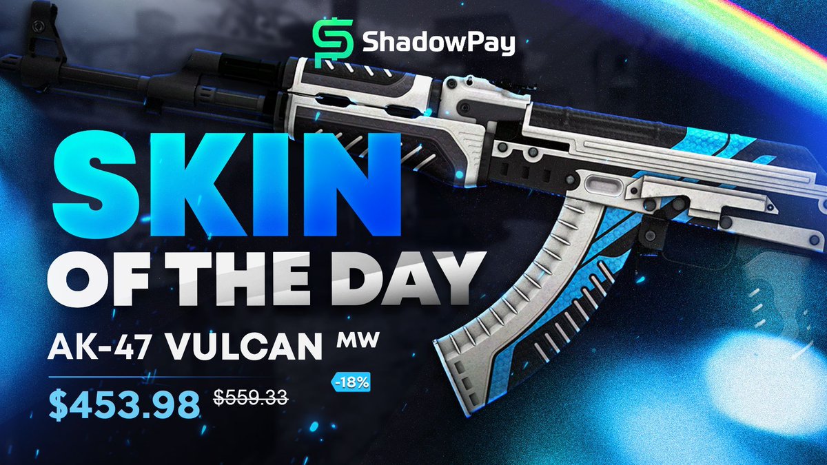 Friday Profitday🤑 Come get this nice Vulcan for the best price 😉 The offer won't last for long 💯 shadowpay.com/item/253882821… #csgo #csgoskins #shadowpay #csgoskin #csgoknife #csgogiveaway #csgogiveaways