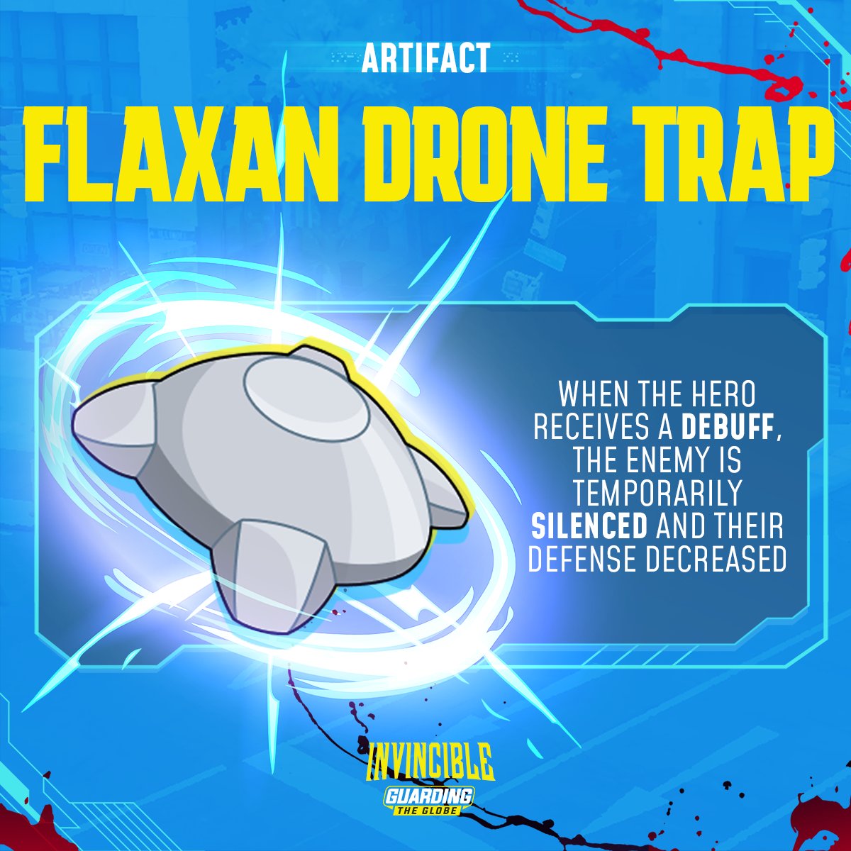 It's always nice to have a Flaxan Drone Trap equipped. Get it now in the new GDA Event... Just in case those bastards return for more. #GuardingTheGlobe