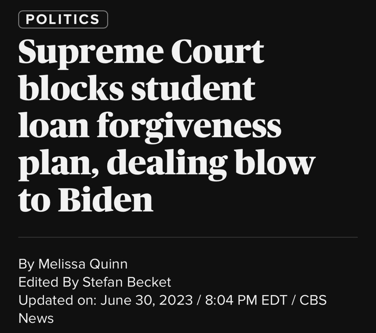 Biden has announced that he will cancel another $7.4 Billion in student debt. Despite👇