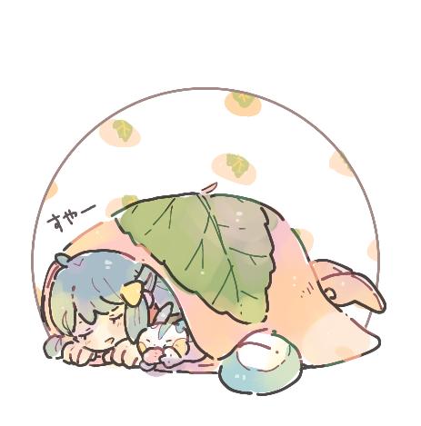 「hair ornament sleeping」 illustration images(Latest)