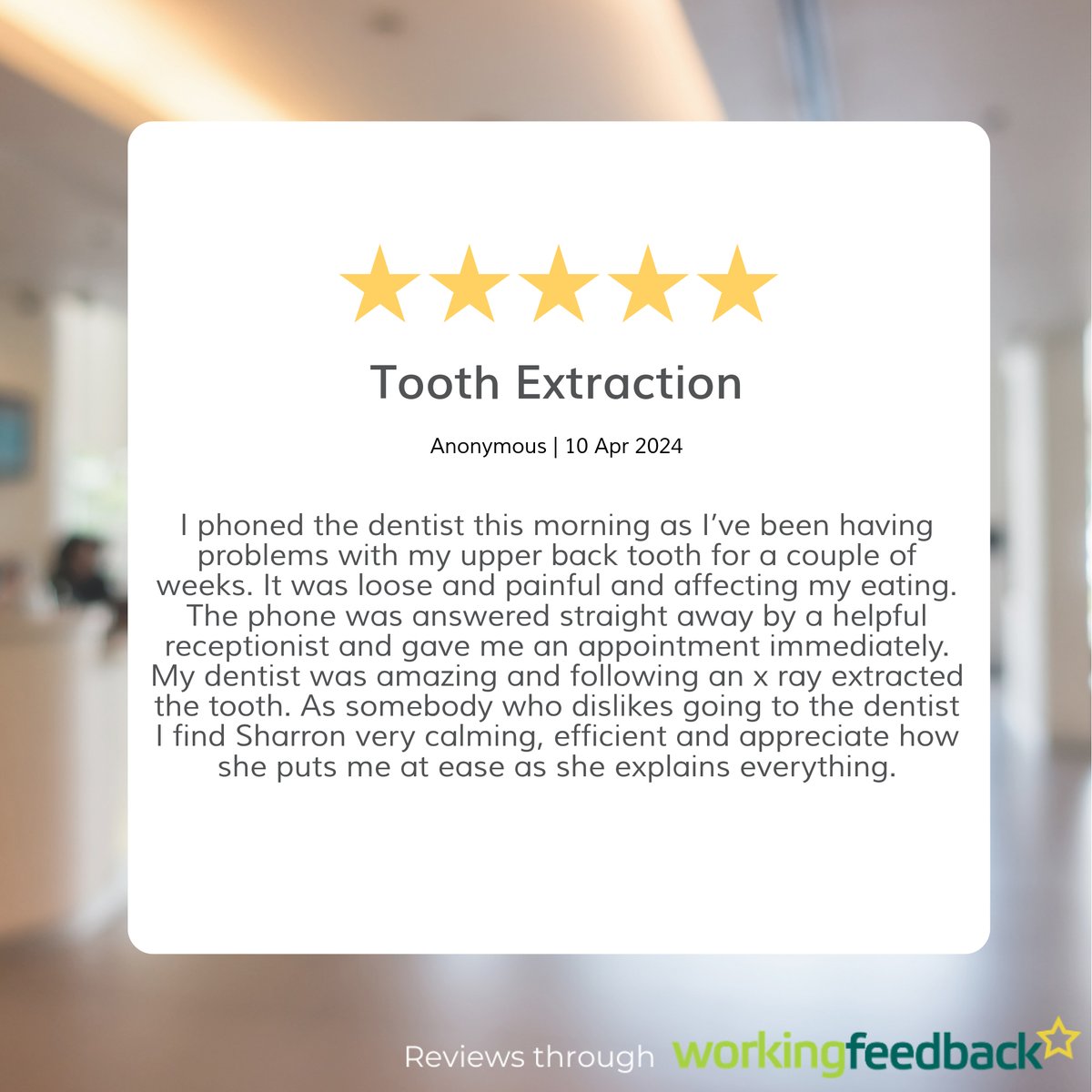 dashdental's tweet photo. Thank you for your lovely review, we are happy our patients feel at ease when visiting the practice, especially with toothache.

#manchesterdentist #dashdental #workinghard #bestteam #emergencyapp #feelingatease #DaSh https://t.co/WP09pfv919