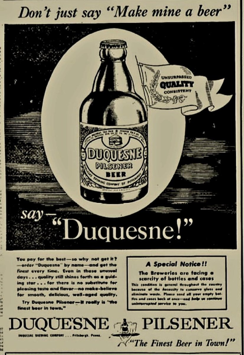 DuquesneBeer's tweet image. Don't Just Ask For A Beer, Make It A @DuquesneBeer
#GrabADuke #DuquesneBrewingCompany #DuquesnePilsener #DuquesneBeer #TheFinestBeerInTown #Refreshing #TheBeerForTheAmericanWorker #Beer #HaveADuke
#AnAmericanOriginalSince1899 #Cheers #DukeBeer #ThePrinceOfPilseners #SayDuquesne