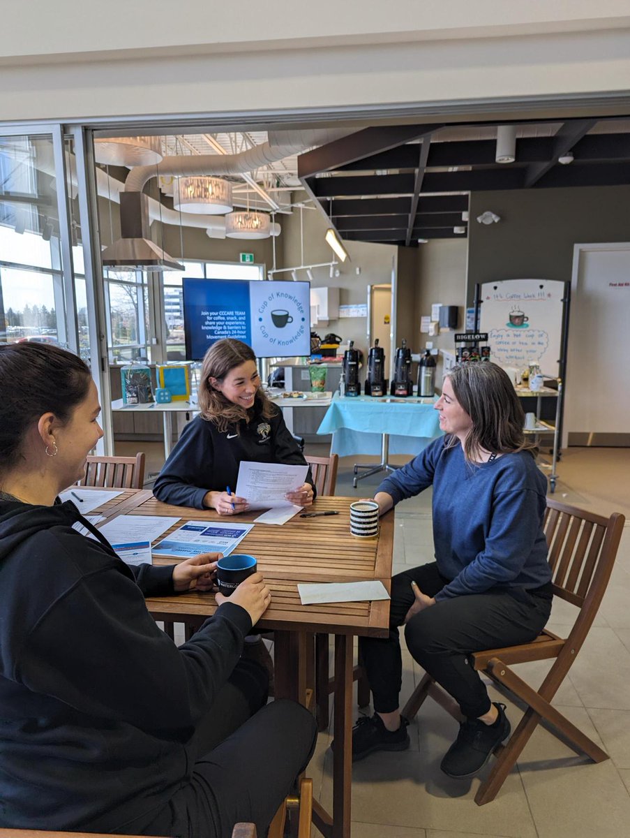 Thanks to those who joined our CCCARE Staff and Students for a Cup of Knowledge to learn about the #24HourMovementGuidelines and why the #WholeDayMatters! Check out the guidelines to learn more: csepguidelines.ca