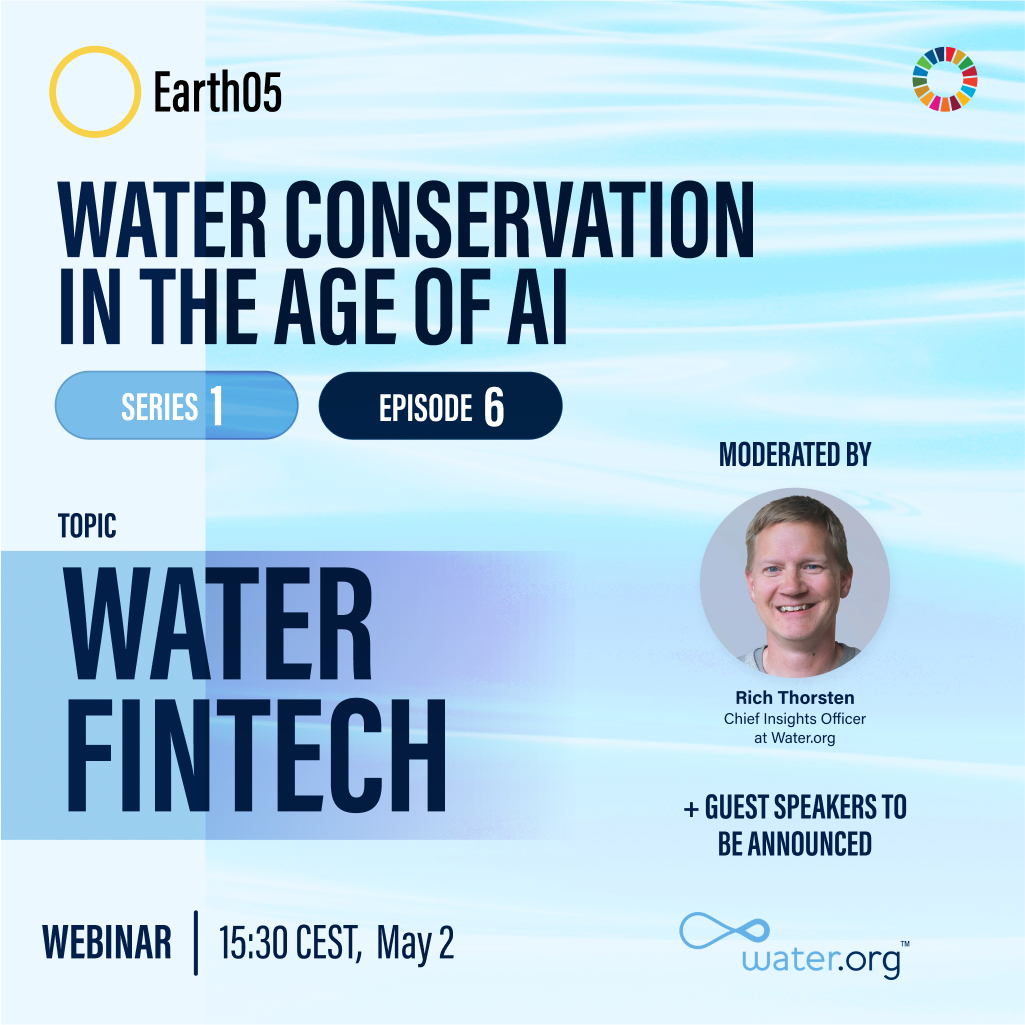 📢 Big news! Mark your calendars for our upcoming webinar on Water Fintech, with Rich Thorsten as your moderator! 🗓️ May 2nd, 15:30 PM CEST (9:30 NYC Time) 🔗 Register here: lnkd.in/d2miVn9V 🎙️ Moderator: Rich Thorsten from Water.org 👥 Panelists: - Vivian