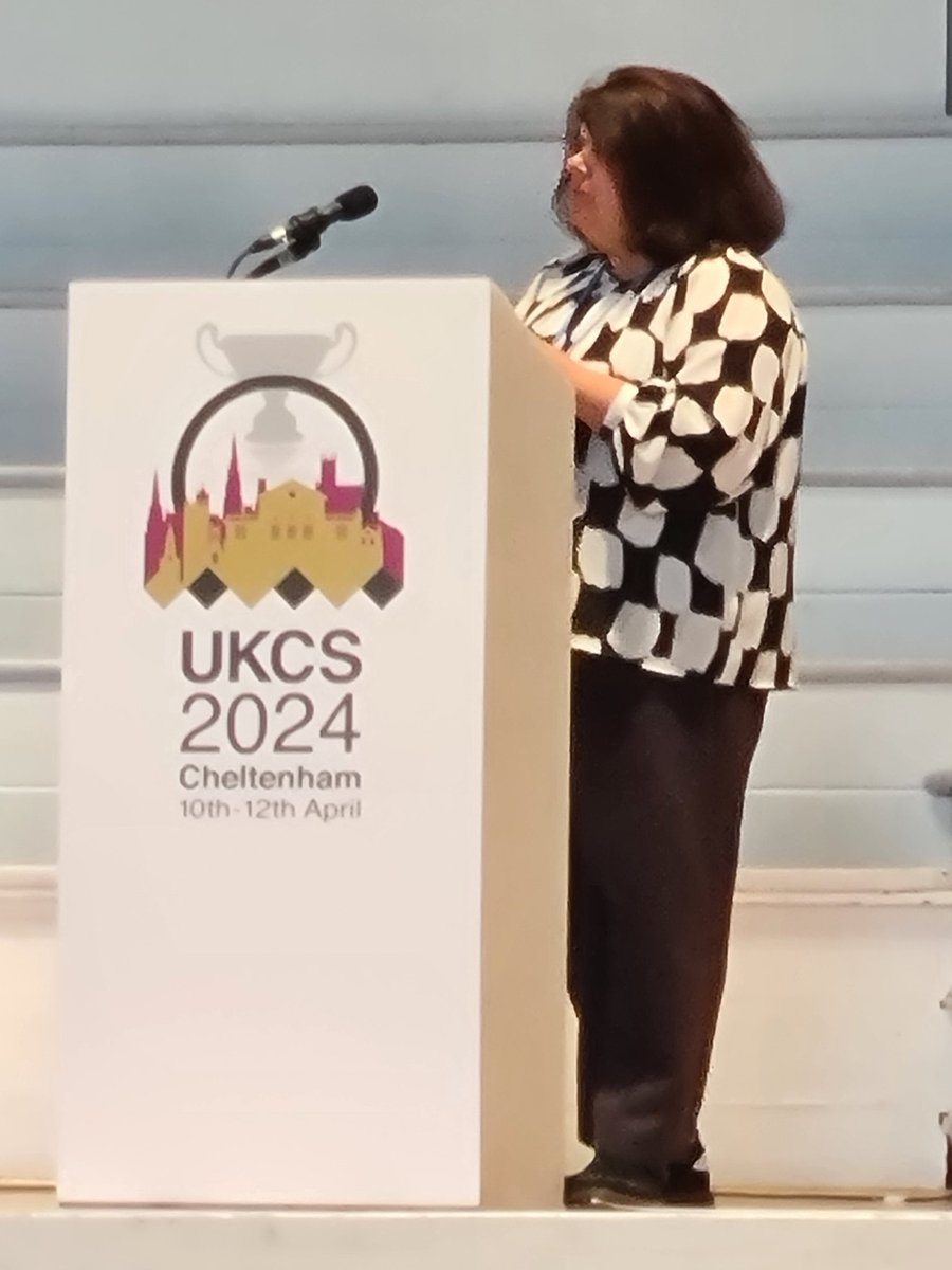 Huge love to Karen; a stalwart of #UKCS finishing on the committee. #UKCS2024