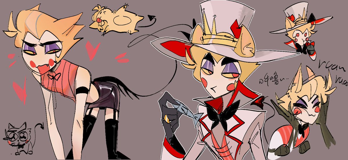 路路猫！
#HazbinHotel 
#HazbinHotelLucifer