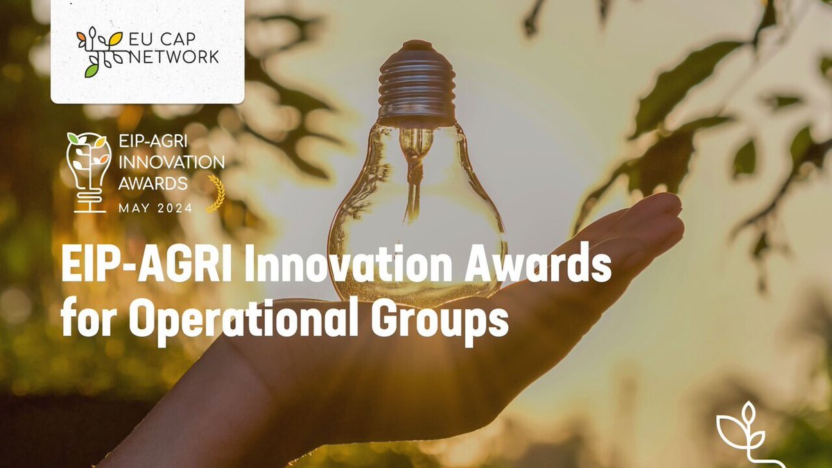 🏆EIP-AGRI Innovation Awards 2024 for Operational Groups Coming soon... the announcement of the 30 nominees! You will be able to vote for your favourite Operational Group project! #EIPagriAwards24 💡 👉bit.ly/3UfRXSb