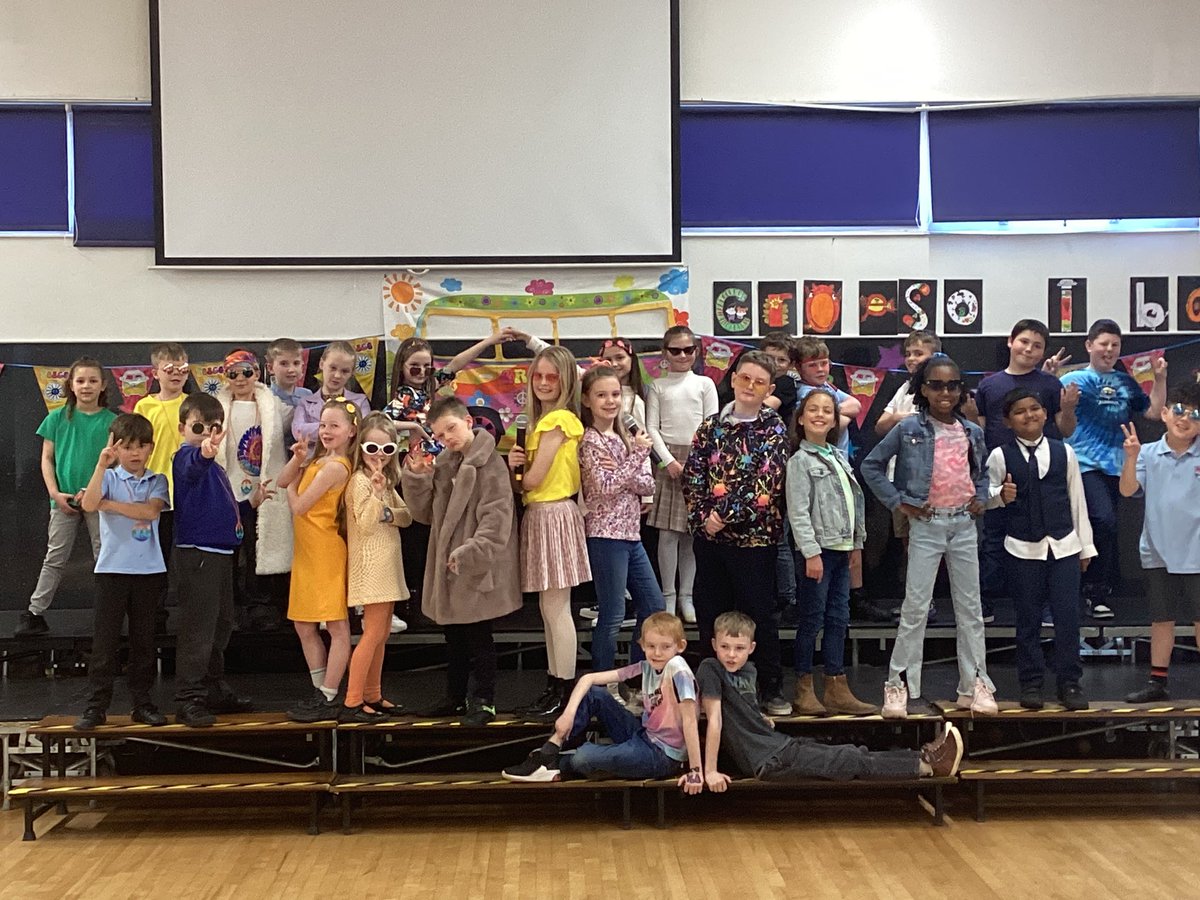 Da iawn Year 4 for their fantastic effort in their 1960s showcase earlier today. Thank you for helping us think about Tomorrow’s World?