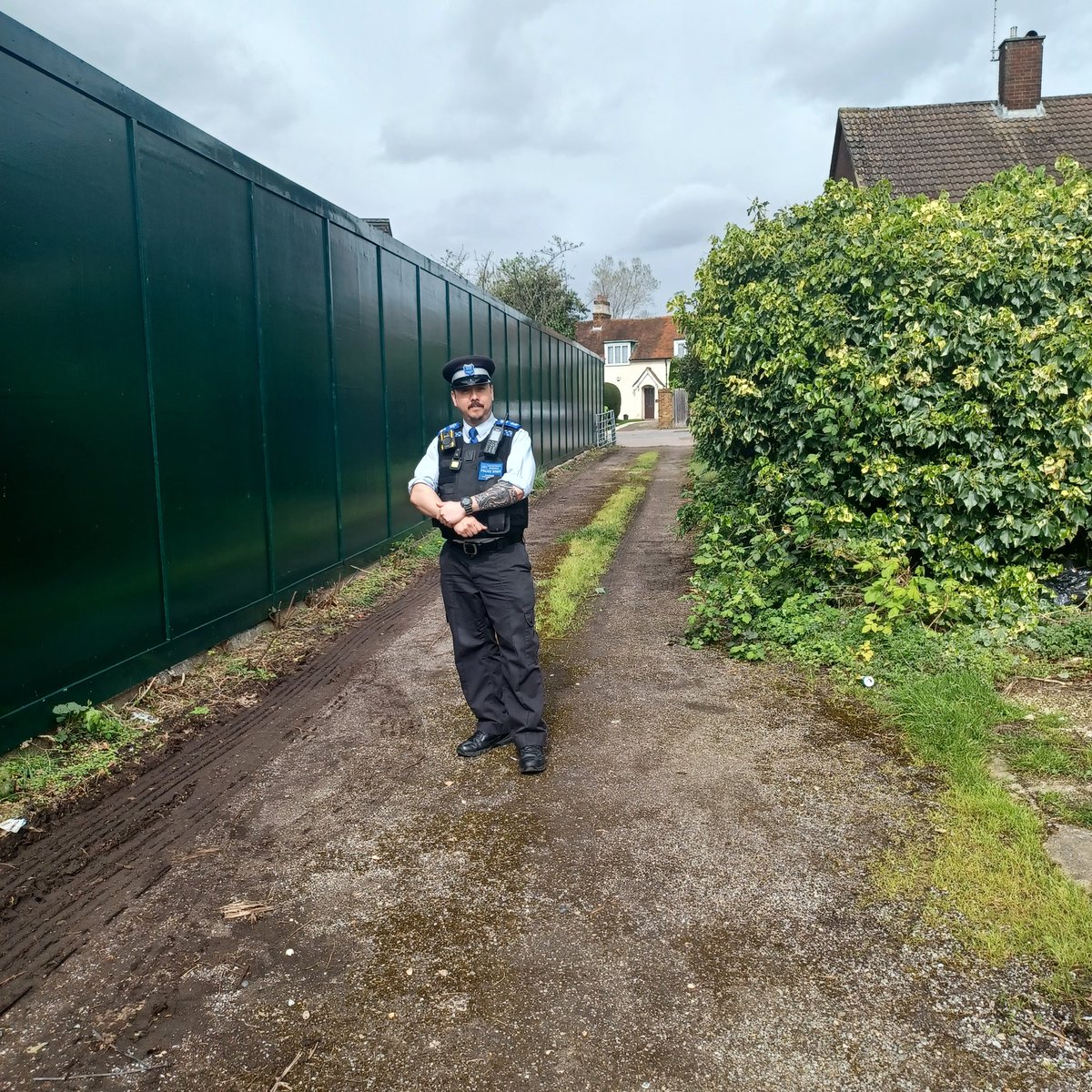 Pleased to see Vernon Lodge is now fully secured a boarded up. we will continue to patrol the venue in order to prevent any further ASB.