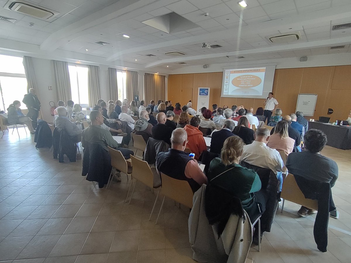 SMPCA_CFECGC's tweet photo. Aujourd'hui, Assemblée Générale du syndicat CFE-CGC Métallurgie Provence Côte d'Azur sur l'île des Embiez

70 adhérents participent et militent au quotidien pour les salariés.

 @Metalcfecgc @CFECGC https://t.co/ipvH1ezzR7 https://t.co/TSzv2Wjuyv