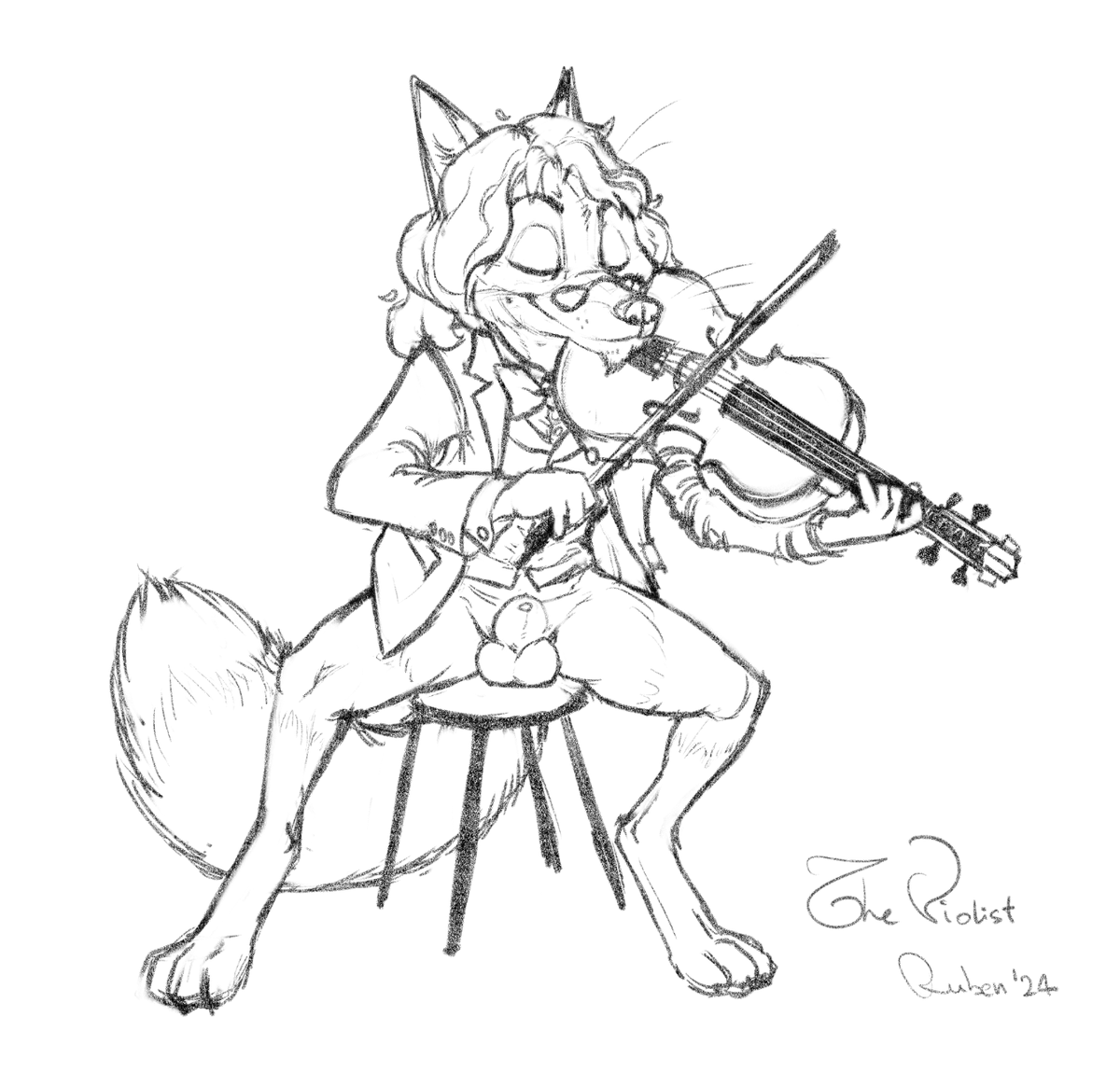 Arvo92AD's tweet photo. Just a sketch of me playing the viola 🎻🎶 https://t.co/oITpgRmMMU
