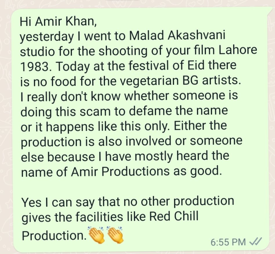 actorbynot's tweet photo. Hi @AKofficialTeam I really don't know whether someone is doing this scam to defame the name or it happens like this only
@AKPPL_Official 
I have mostly heard the name of Amir Productions as good. 

Yes I can say that no other production gives the facilities like @RedChilliesEnt https://t.co/UXPIHJQ9Pf