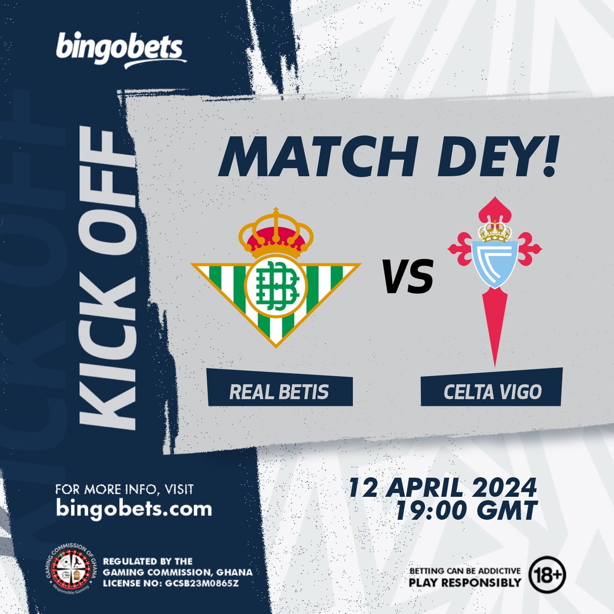 bingobetsgh's tweet photo. Don't miss the Big match between Real Betis and Celta Vigo!
Bet big with our unbeatable odds and get ready to cash in!
Click the link https://t.co/J8NKkm4AZ5 to win big now!
#Dadanaa #Mybet #Bingobets https://t.co/AXIjh4ITgs