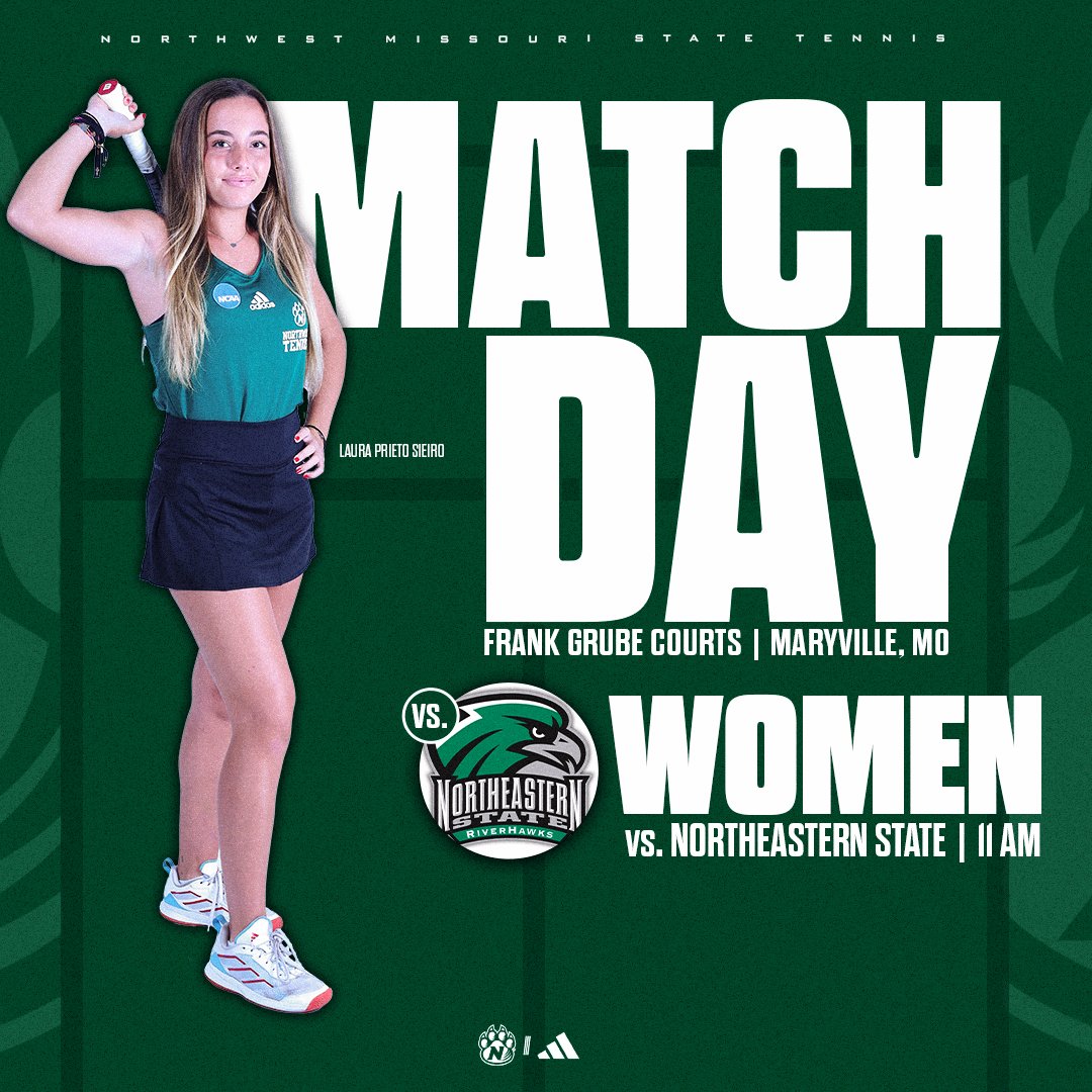 𝙈𝘼𝙏𝘾𝙃 𝘿𝘼𝙔! 🆚: Northeastern State 🏟️: Frank Grube Courts 📍: Maryville, MO ⏰: 11 AM #OABAAB