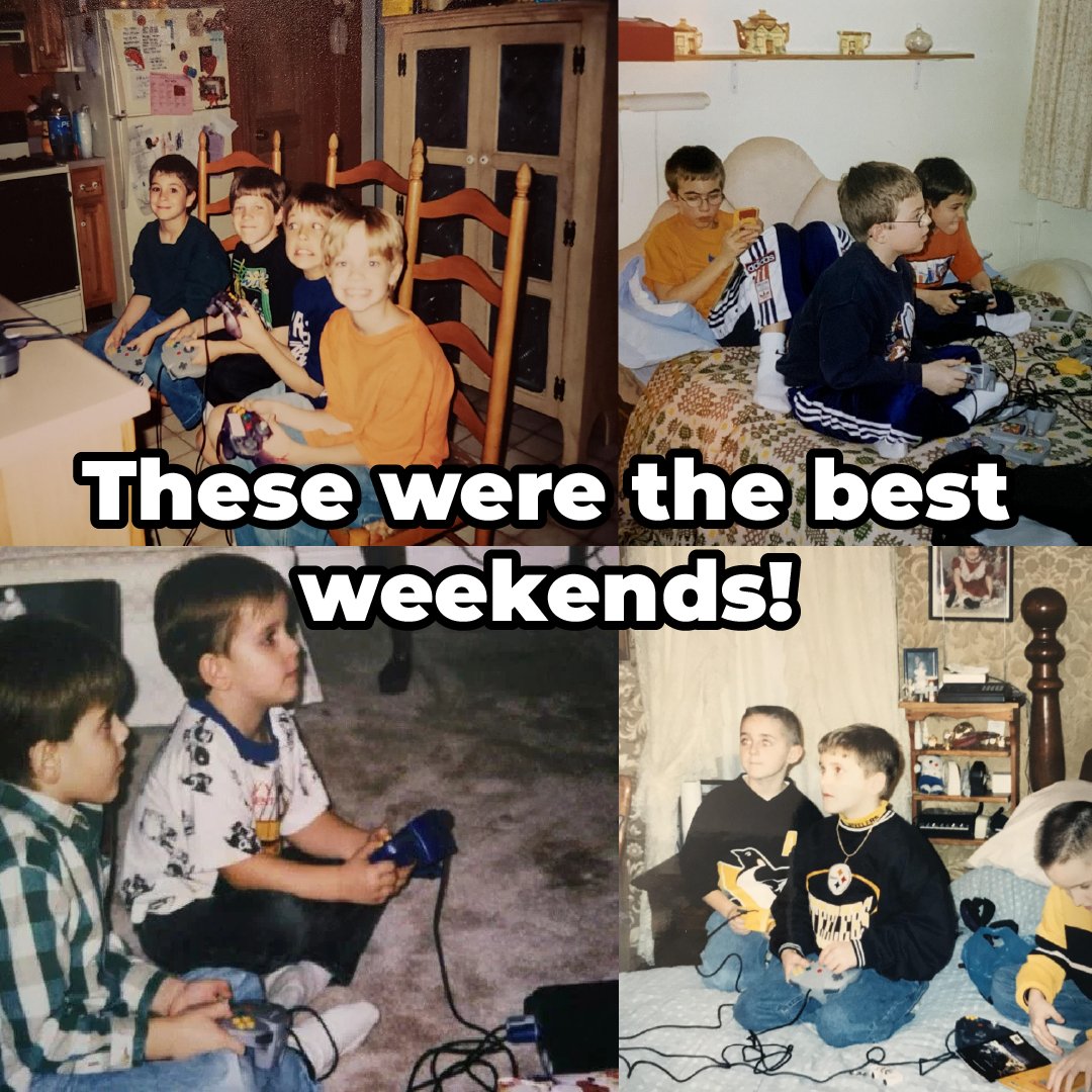 What are your plans for this weekend? Let us know in the comments! . . . #nostalgia #childhood #90s #90skids #photo #vintage #vintagegames #nintendo #nintendo64 #n64 #90snintendo #90skid #1990s #retrogaming #retro #weekend