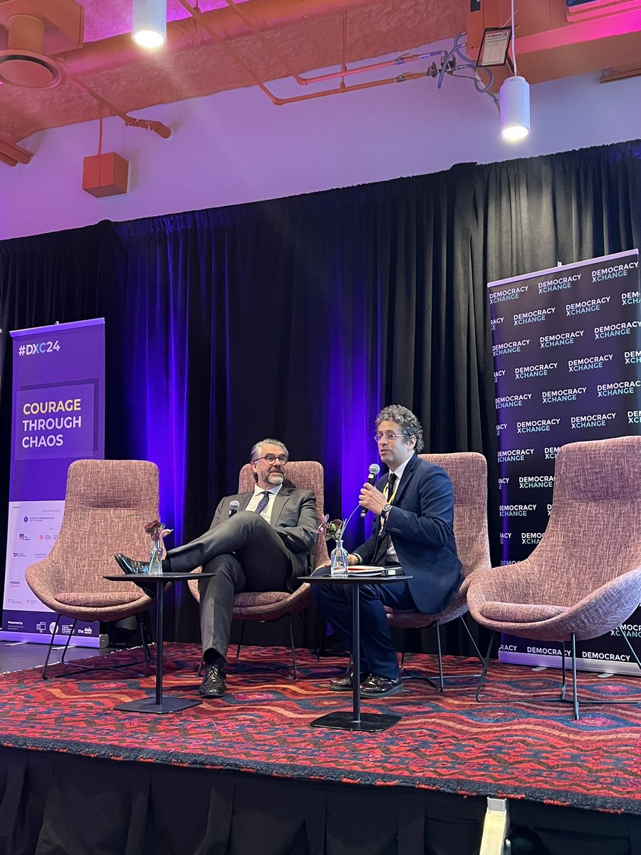 Our Executive Director, Karim Bardeesy speaks with Clerk of the Privy Council, John Hannaford on managing risks and maximizing opportunities with #AI in the public service at #dxc24.