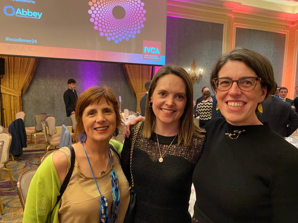 ✨ Last night's IVCA dinner (Irish Venture Capital & Private Equity Association) and a good occasion to celebrate collaboration and innovation! 🥂

Our Founder & CEO Annette Lawlor with Nicola McGrath from Addleshaw Goddard and Jennifer McMahon.

#IVCA #Networking