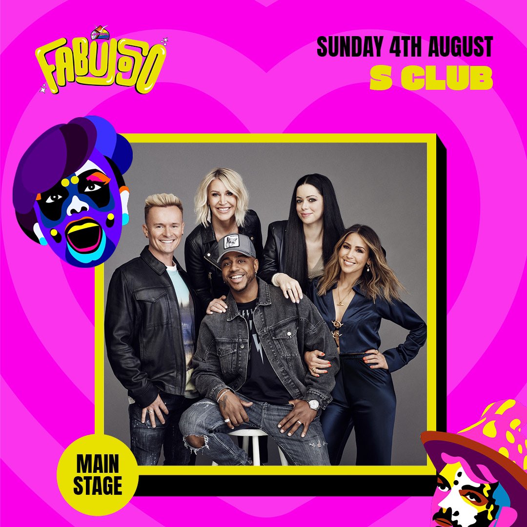 🕺@sclub are in the house at Fabuloso! With unforgettable tunes like 'Reach,' they'll bring the nostalgia and fun to Brighton Pride's official fundraiser 🌈 Book now 👉 book.pride-tickets.org