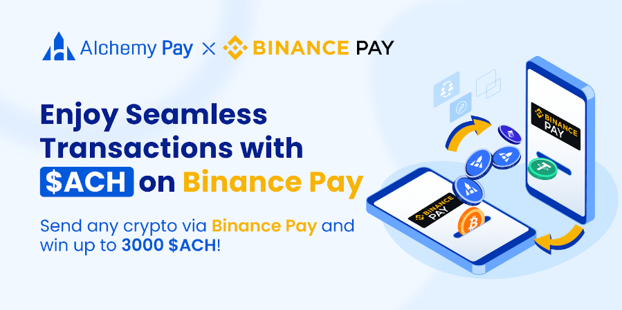 AlchemyPay's tweet photo. Enjoy seamless transaction with any crypto including $ACH on #Binance Pay!💯
With the integration of $ACH into Binance Pay, we're rolling out a joint promotion. Completing a transaction exceeding $0.01 can earn you up to 3,000 $ACH💰🤑

https://t.co/HGTsrvmCNf

#AlchemyPay https://t.co/pPYxDDFZp6